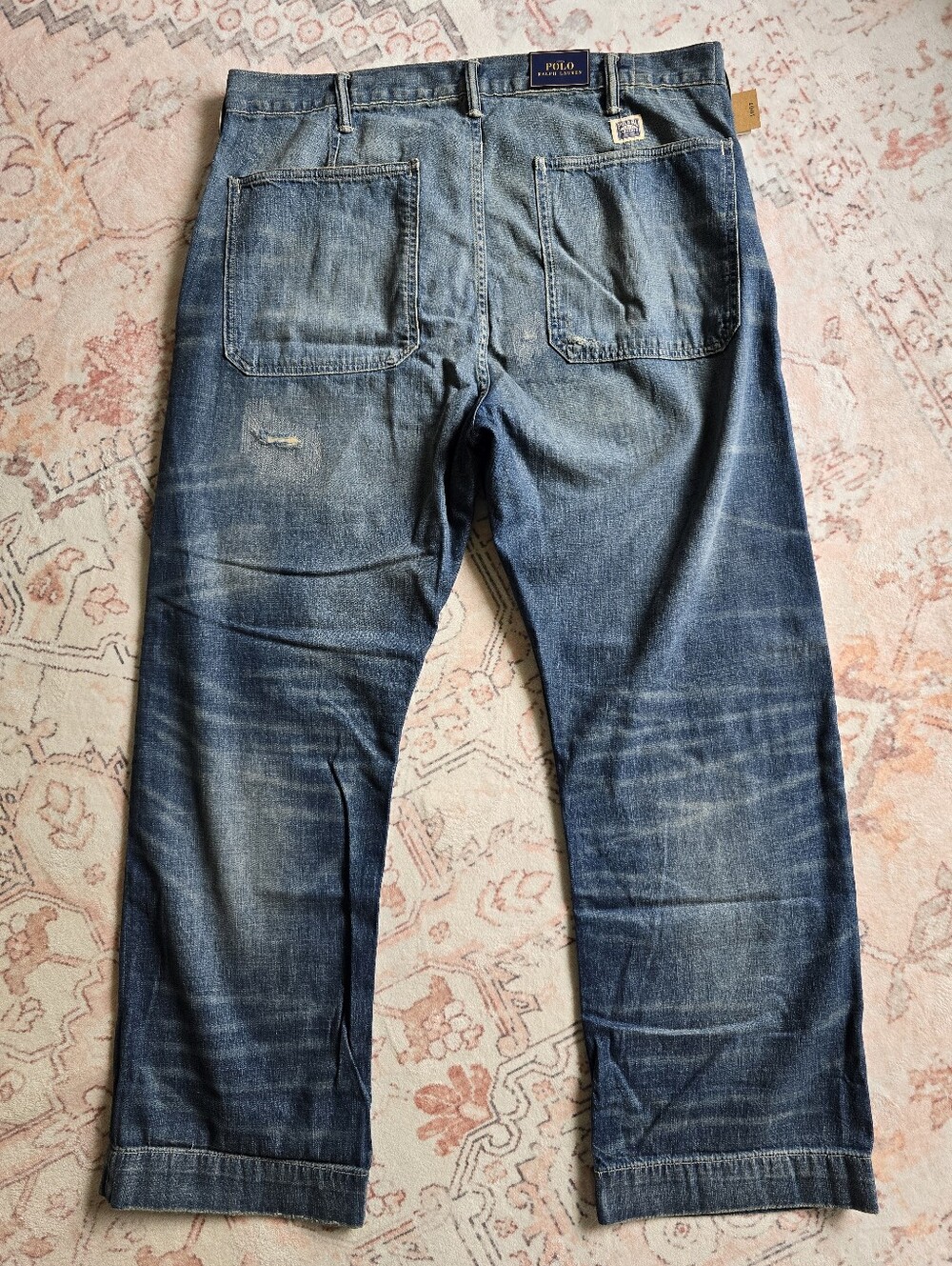 Polo by Ralph Lauren Distressed Patchwork Jeans - Picture 8 of 12